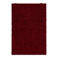 thumbnail image 3 of Unique Loom Solid Shag Collection Area Rug (4' 1" x 6' 1" Rectangle Cherry Red), 3 of 7