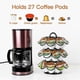 thumbnail image 2 of Coffee Pod Holder, Coffee Pod Storage Compatible for K Cups (27 Pods), Spins 360-Degrees Coffee Pod, 2 of 5