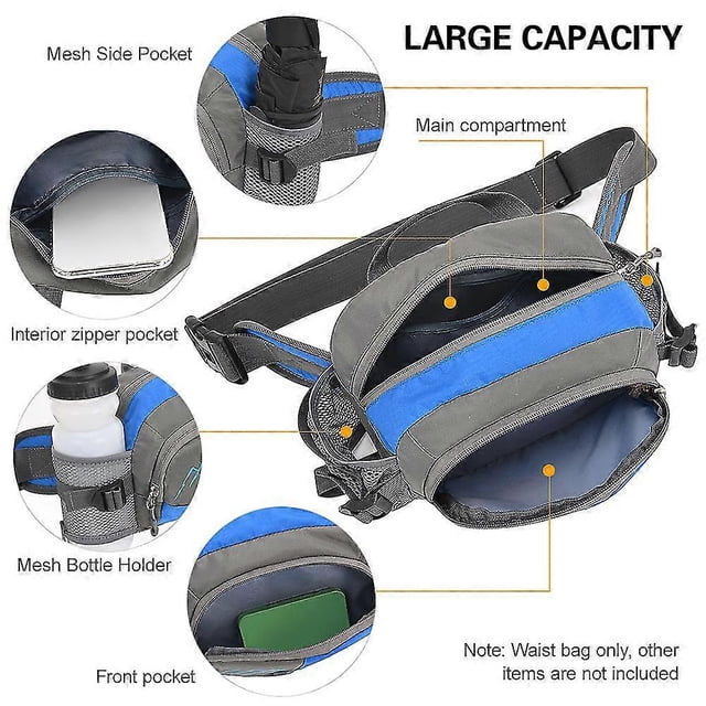 Outdoor Sports Waist Pack With Water Bottle Holder For Cycling Running Walking Hiking Marathon Fanny Pack Hydration Belt For Men And Women Banmo