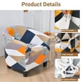 thumbnail image 3 of Modern Stretch Tub Chair Cover Soft Breathable Elastic Armchair Slipcover, Non-Slip Washable Club Chair Protector for Living Room Dining Room, 3 of 6