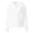 White, variant on ManxiVoo Oversized V Neck Pocket Hoodie Women's Long Sleeve Sweatshirt Cozy Pullover for Spring and Fall L Size Black