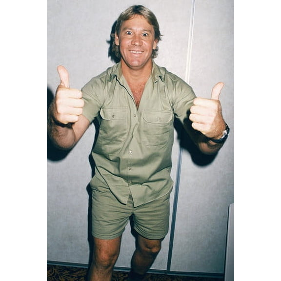 Steve Irwin Crocodile Hunter 24x36 Poster smiling doing thumbs up!
