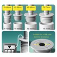 thumbnail image 5 of Kripyery Universal Bathtub Drain Stopper Multi-use Sewer Pipe Deodorant Sealing Ring Plug Silicone Stopper Plugs for Bathroom Tub Wash Basin Kitchen Sink Drain Plugs, 5 of 8