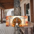 thumbnail image 4 of Happy Thanksgiving Basset Hound Turkey Costume Pumpkins Autumn Leaves Landscape Wood Sign Bassets Dog Breed Lovers Gifts Idea Hanging Wall Home Decor - 130144, 4 of 5