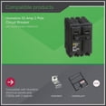 thumbnail image 4 of Square D Homeline Double Pole Circuit Breaker Hom250CP - 50 Amp - 2 Pole, Standard, 4 of 4