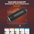 thumbnail image 5 of ZEALOT S22 Black Portable Speakers Wireless BT Speaker fm Radio Outdoor Subwoofer+Flashlight+Power Bank,Support TF Card,AUX., 5 of 5