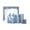 Denim Blue, variant on Bliss Travel Bottles TSA-Approved Travel Size Essentials Kit Toiletries Bottles 10 Piece Set