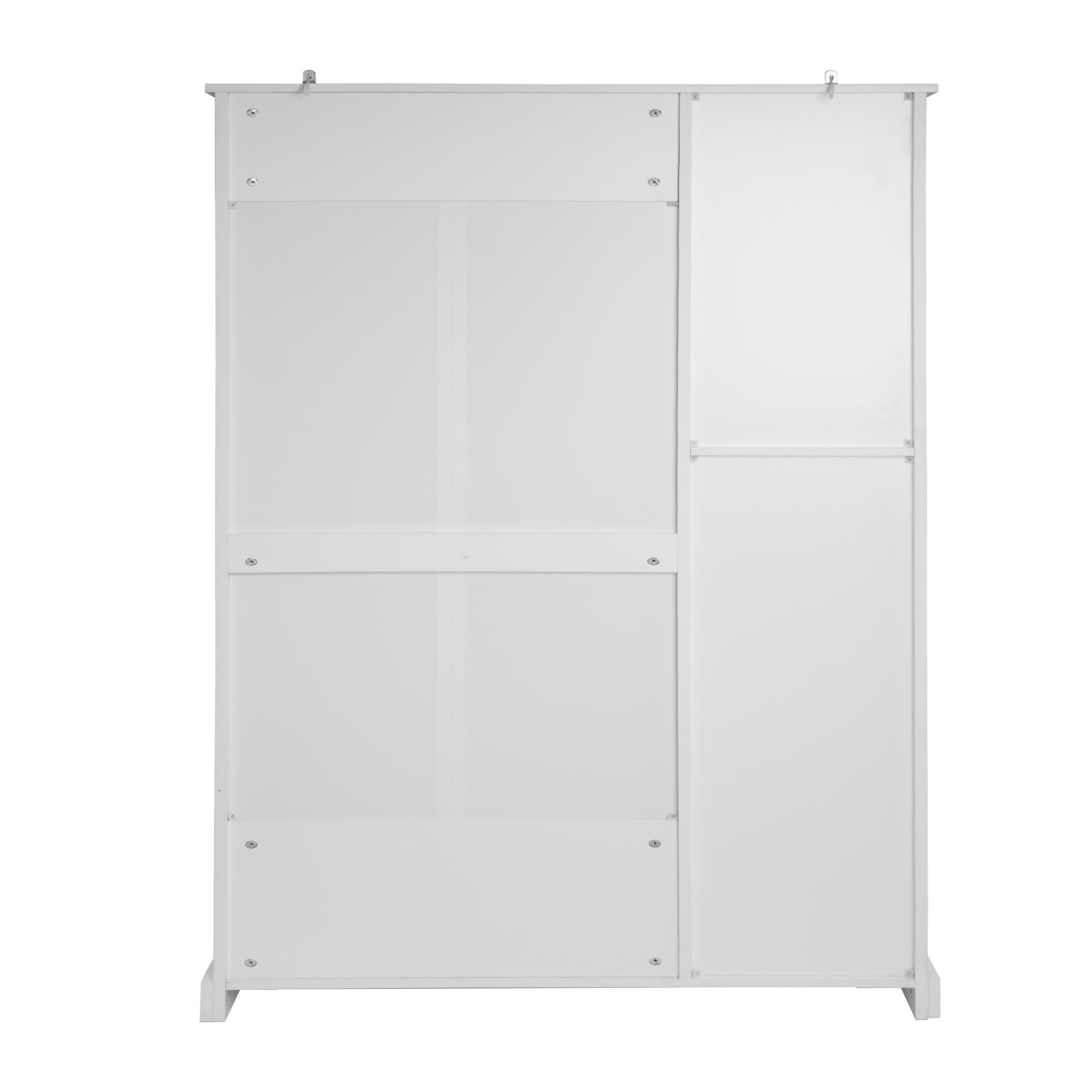 Spaco Wood Wardrobe Cabinet, Storage Wardrobe Cabinet with Shelves and Soft-Close Freestanding Closet, Cliset for Living Room, Entryway, Bedroom, White Spaco Wood Wardrobe Cabinet, Storage Wardrobe Cabinet with Shelves and Soft-Close Freestanding Closet, Cliset for Living Room, Entryway, Bedroom, White