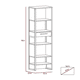 thumbnail image 2 of Biblioteca Librero Vertical con Cajón y Entrepaños Organizadores Color Beige | Excelsior, 2 of 4