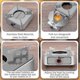 thumbnail image 4 of Portable Camping Stove,mini Alcohol Stove, Solid Fuel Camping Stove,adjustable Firepower Drawer, 4 of 5