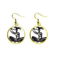 thumbnail image 1 of Boucles d'Oreilles Pendantes Célébrer Contour Mexicain Bijoux Femme, 1 of 3