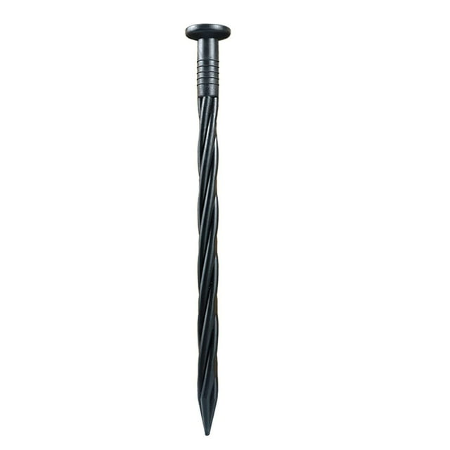Visland 50 Pcs Pointe de Bordure Pointe Tranchante Usage Intensif Haute Résistance Insertion Stable Facile à Fixer Antirouille Résistance aux Impacts Piquet de Bordure Outil de Jardin
