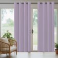 thumbnail image 5 of Outdoor Curtains for Patio Waterproof, Purple Solid Color Outdoor Privacy Panels Grommet, Aesthetics Contemporary Luxury Blackout Outside Curtains for Porch/Cabana/Pergola/Gazebo 54"x108", 1 Panel, 5 of 8