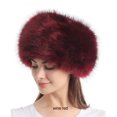 thumbnail image 5 of Gorros de pelo esponjosos Sonducket Sombreros Invierno Rojo, 5 of 5