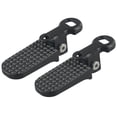 thumbnail image 2 of 1 Pcs Bicycle Rear Rear Pedal Pedals Metal Foldable Footrests Anti Slip Pattern Aluminum Alloy For Electric Bicycle Supplies, 2 of 11