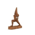 thumbnail image 3 of G6 Collection 8" Wooden Handmade Mini Yoga Figurines, Yoga Pose Statue, Yoga Room Studio Decor, Mindful Home Decor Yogi Gift, Decorative Shelf Decor Objects - High Lunge, 3 of 6