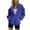Blue, variant on Plebaso Tracksuit Sets for Women 2 Pieces Outfits Full Zip Hoodie and Biker Shorts Tracksuits Lounge Sets