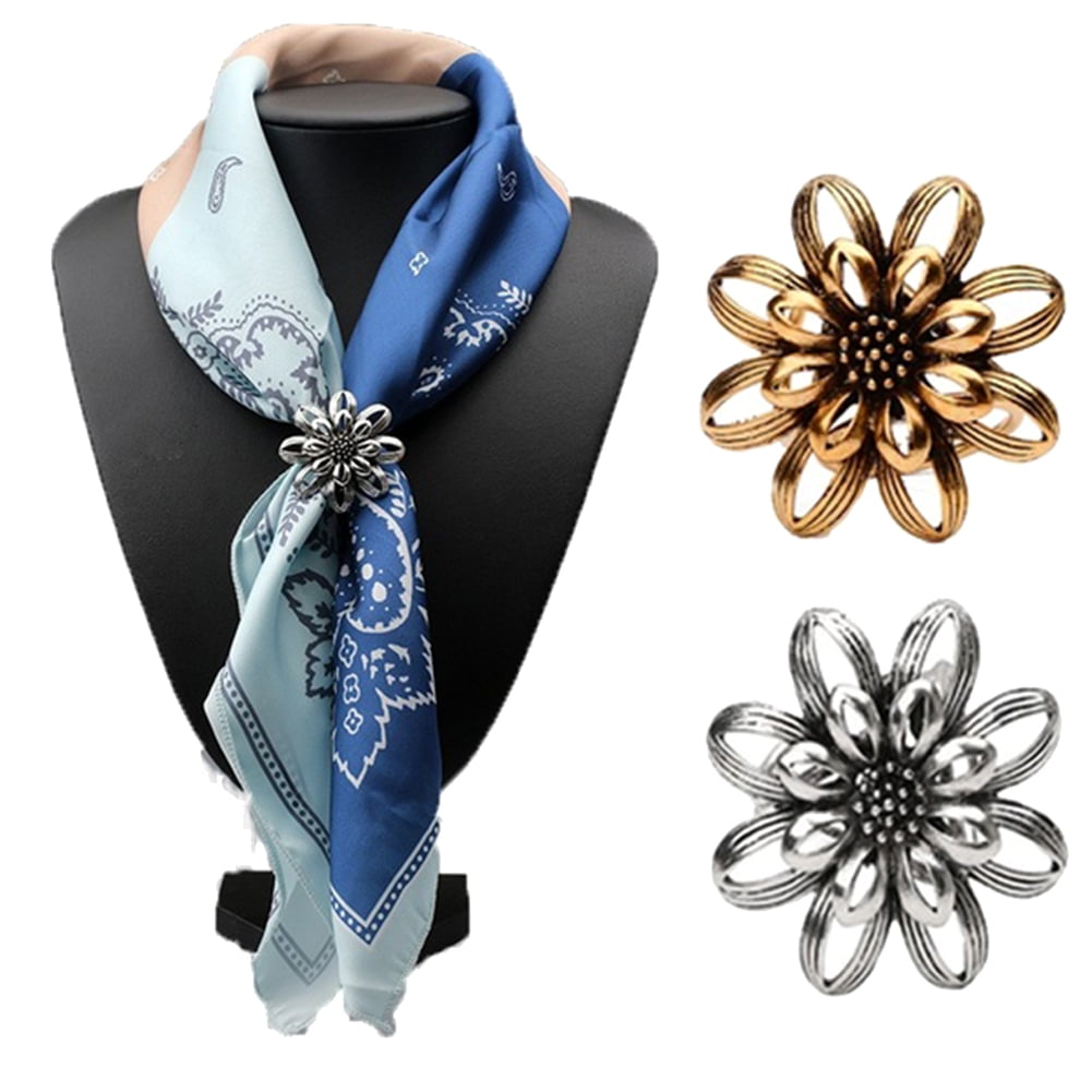 Ladies Scarf Ring Clip Scarf Three Ring Fashionable Scarf Clips