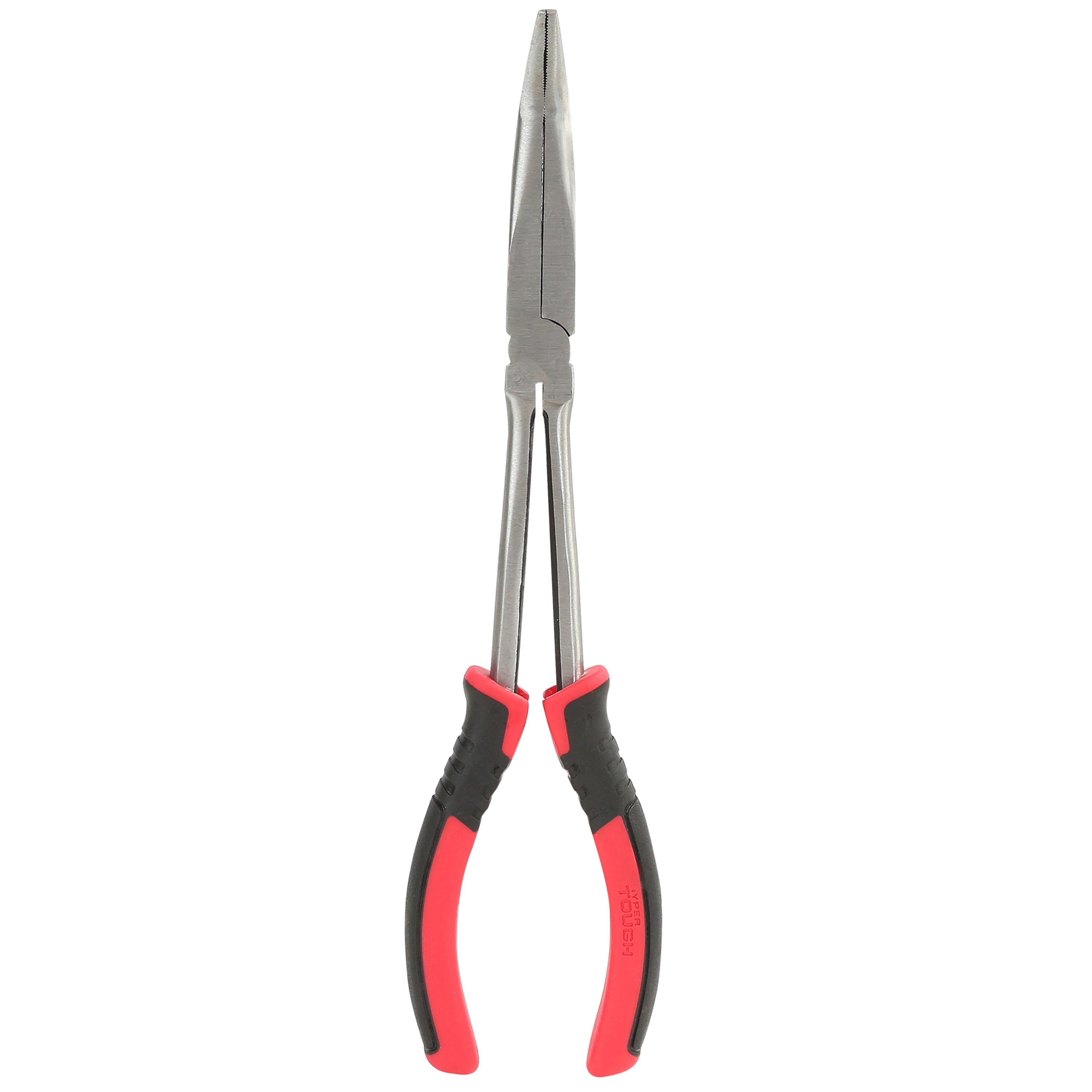 Hyper Tough 11-Inch 45 Degree Long Nose Pliers with Ergonomic Soft Grip