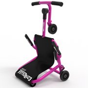 EzyRoller: Classic - Pink - Ride-On Scooter, Cambering Motion, Pedal Free Cart, Hand Brakes, Extendable Frame, 154lb Capacity, Kids Ages 4+