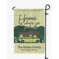 thumbnail image 1 of Printtoo Tan Home Is Where We Park It Class C Motorhome 12.5x18 Inches Double SidedFlagsDouble Sided CampFlagCampsiteFlagPersonalized Camping Flags, 1 of 4