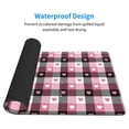 thumbnail image 3 of Cauagu Heart Plaid for Large Mouse Pad,XXL Extended Gaming Mouse Mat Long Extended Desk Mat Big Desk Pad Mat(16 x 29.5in) for Work/Game/Office/Home, 3 of 8