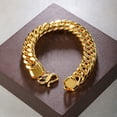 thumbnail image 4 of Rvusndi Bracelets for Women Adult Gold Bracelets Flat Sideways Bracelet Jewelry with Exquisite Style Birthday Gifts, 4 of 6