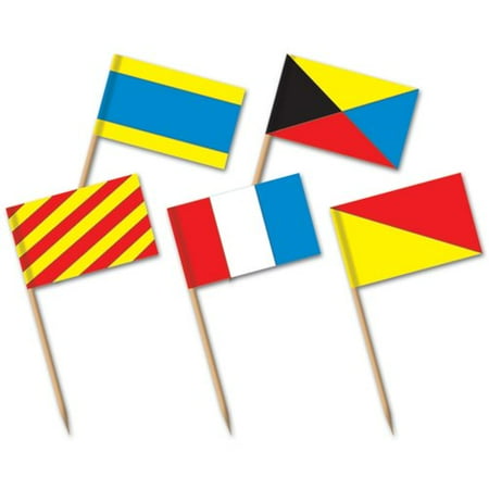 The Beistle Company Nautical Flag Picks
