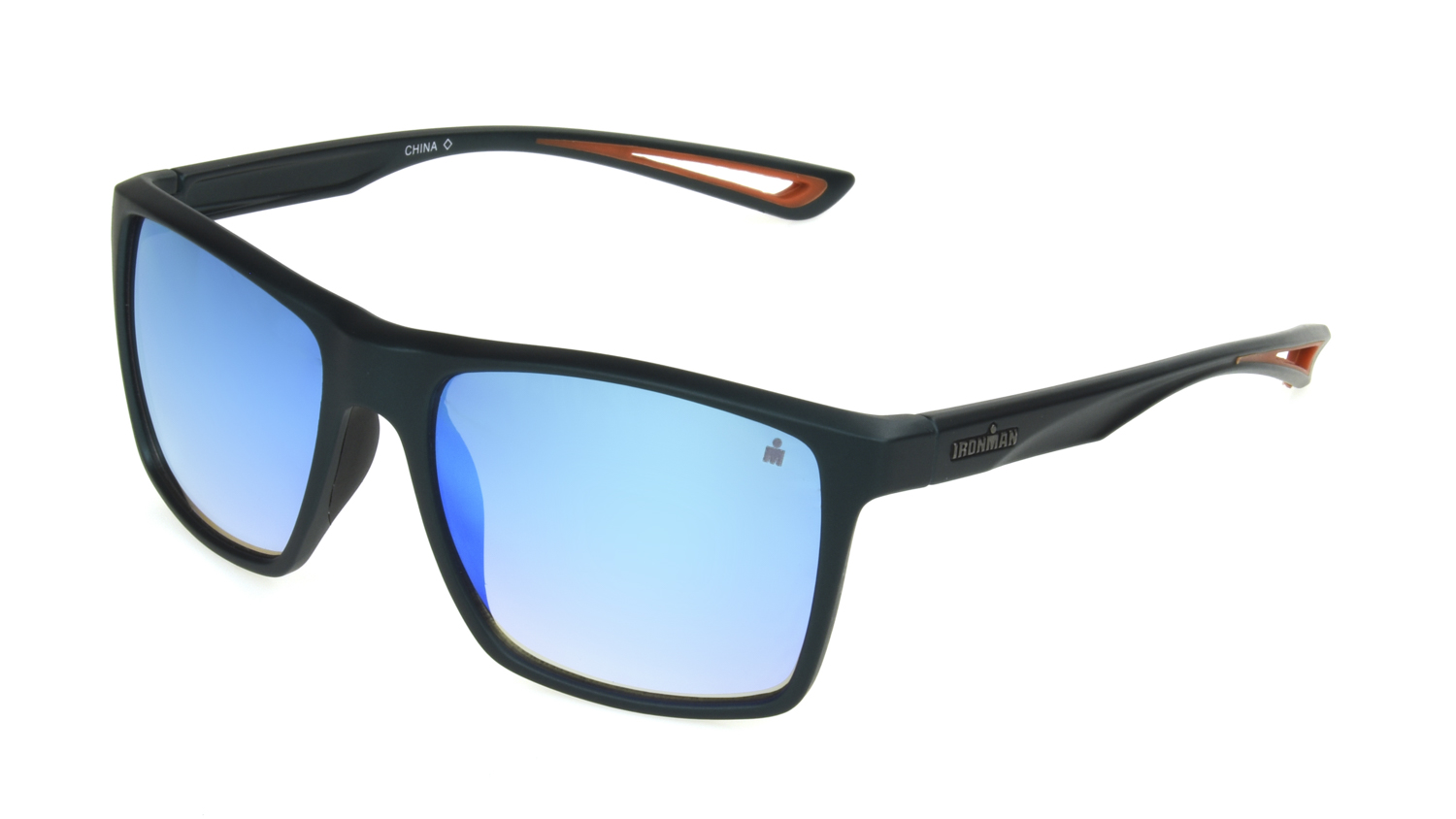 Ironman Sport Sunglasses, Blue Mirrored Lenses photo 2