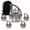 Wolf Urn-1, variant on MUKTIVE Wolf Memorial Urns for Adult Male, Combo Sets Funeral Urns for Human Ashes Adult Female, Purple Burial Urn for Ashes for Women, Cremation Urn for Mom & Dad, (1 Large 10 ", 4 Keepsake 3 ")