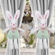 thumbnail image 5 of Hebilla para cortina de Pascua | Fibra de poliéster verde y rosa | Decoración festiva para ventanas de 30 x 23 cm | Abrazadera de cortina fácil de instalar | Decoración para habitaciones festiva, 5 of 5
