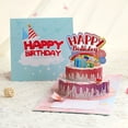 thumbnail image 3 of BQBQERT 3D Cake Birthday Card Greeting Cards with Blessing Messages for Girl Kids, 3 of 15