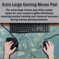 thumbnail image 4 of Big Mouse Pad Modern Desk Pad Computer Desk Mats Large Mouse Pads Large Mousepad Waterproof Non-Slip Rubber Base 35.4 X 15.7 for Game Office, Vincent Almond Blossom, 4 of 6