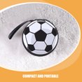 thumbnail image 2 of KAKOWELY 2 monederos de hojalata con forma de balón de fútbol, monederos deportivos de hojalata para amantes del fútbol., 2 of 4