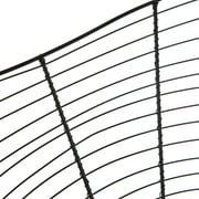 Homezone Black Handcrafted Wire Basket with Handles