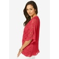 thumbnail image 5 of Jessica London Women's Plus Size Crochet Cardigan, 5 of 5