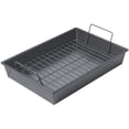 thumbnail image 1 of Chicago Metallic 16947 13 by 9 by 2-1/4-Inch Non-Stick Roast 'N Broil Pan with Non-Stick Rack, 1 of 7