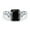 Black CZ, variant on Emerald Cut Celtic Engagement Ring CZ 925 Sterling Silver Size 7