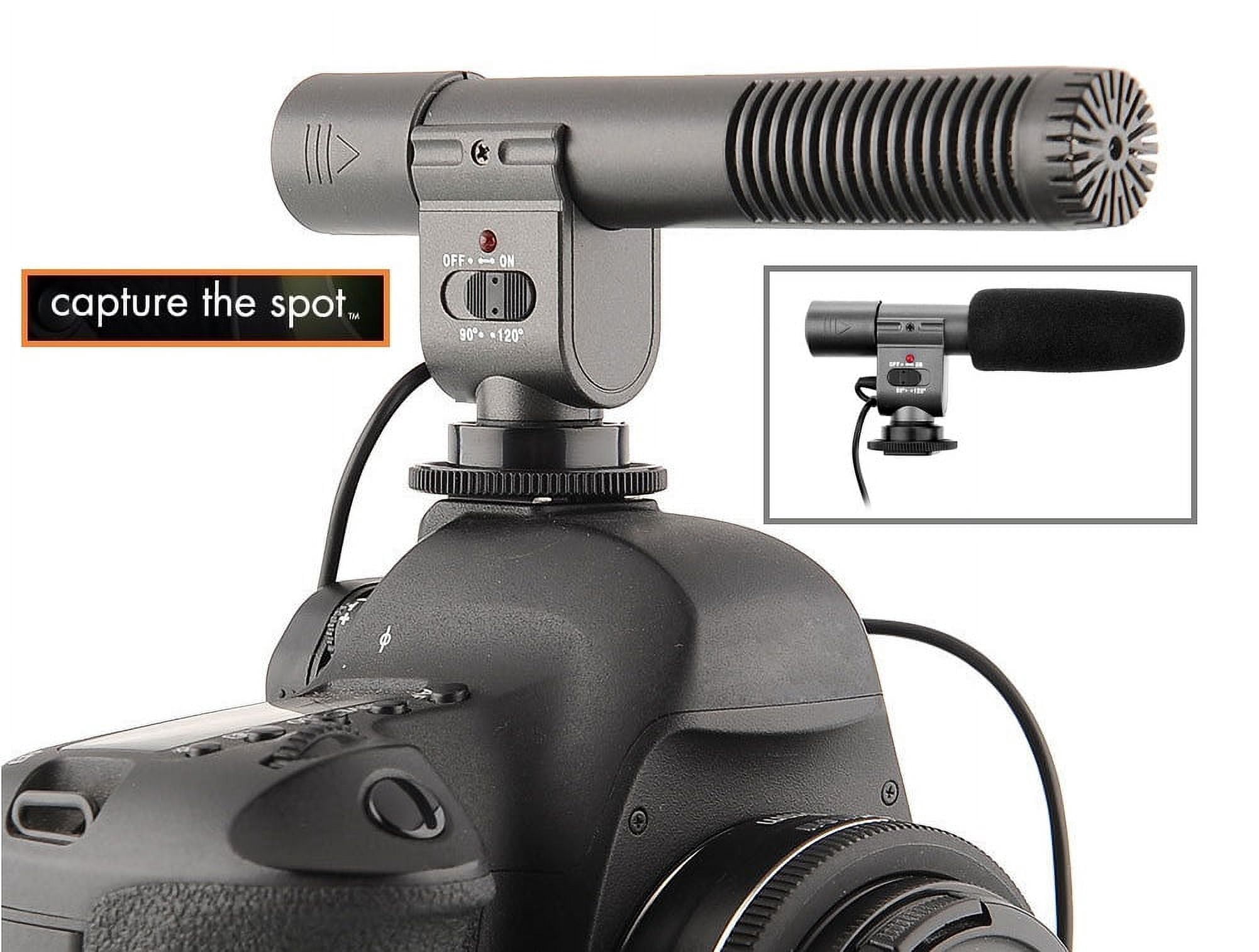 Mini Professional Condenser Microphone for Canon EOS Rebel SL3 EOS R RP