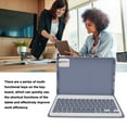 thumbnail image 4 of Funda Con Teclado Para Tableta De 11 Pulgadas, Teclado BT Y Soporte Para Bolígrafo, Recortes Precisos Y Diseño De Colmena, Compatible Con Tab M11, Tab K11, 4 of 7