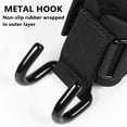 thumbnail image 4 of Weight Lifting Hooks with Wrist Straps, Thick Wrist Padding Weight Lifting Grips Strength Training Support for Powerlifting Shrugs Rows Deadlift, 4 of 8