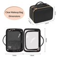 thumbnail image 3 of Bolsa de maquillaje OCHEAL de doble capa de gran capacidad impermeable, 3 of 9