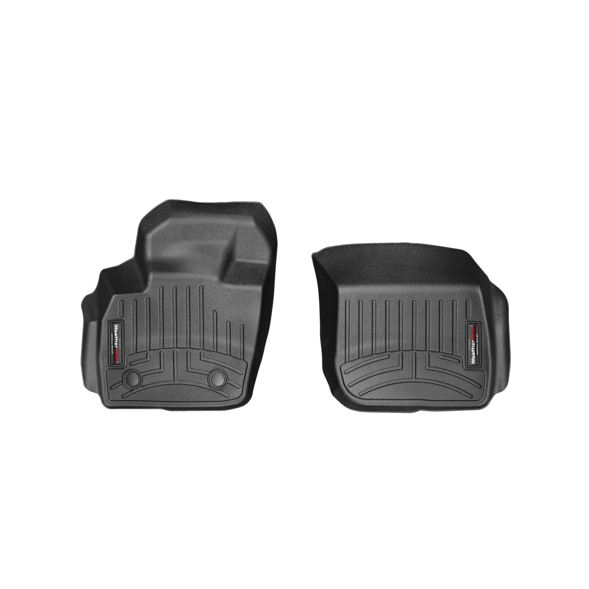 WeatherTech Custom Fit FloorLiners compatible with Fusion MKZ - 1st Row (Driver & Passenger) Black