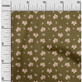 thumbnail image 1 of oneOone Cotton Poplin Fabric Orchid Floral Printed Craft Fabric BTY 56 Inches Wide, 1 of 4