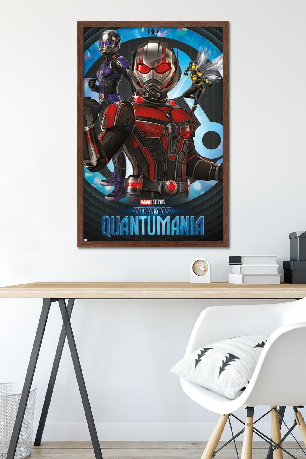 Marvel Ant-Man And The Wasp: Quantumania - High Render Trio Wall Poster, 22.375" x 34" Framed