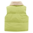 thumbnail image 3 of Posijego Kids Toddler Puffer Vest Fleece Lined Sleeveless Jacket Padded Waistcoat Outerwear for Boys Girls, 3 of 3