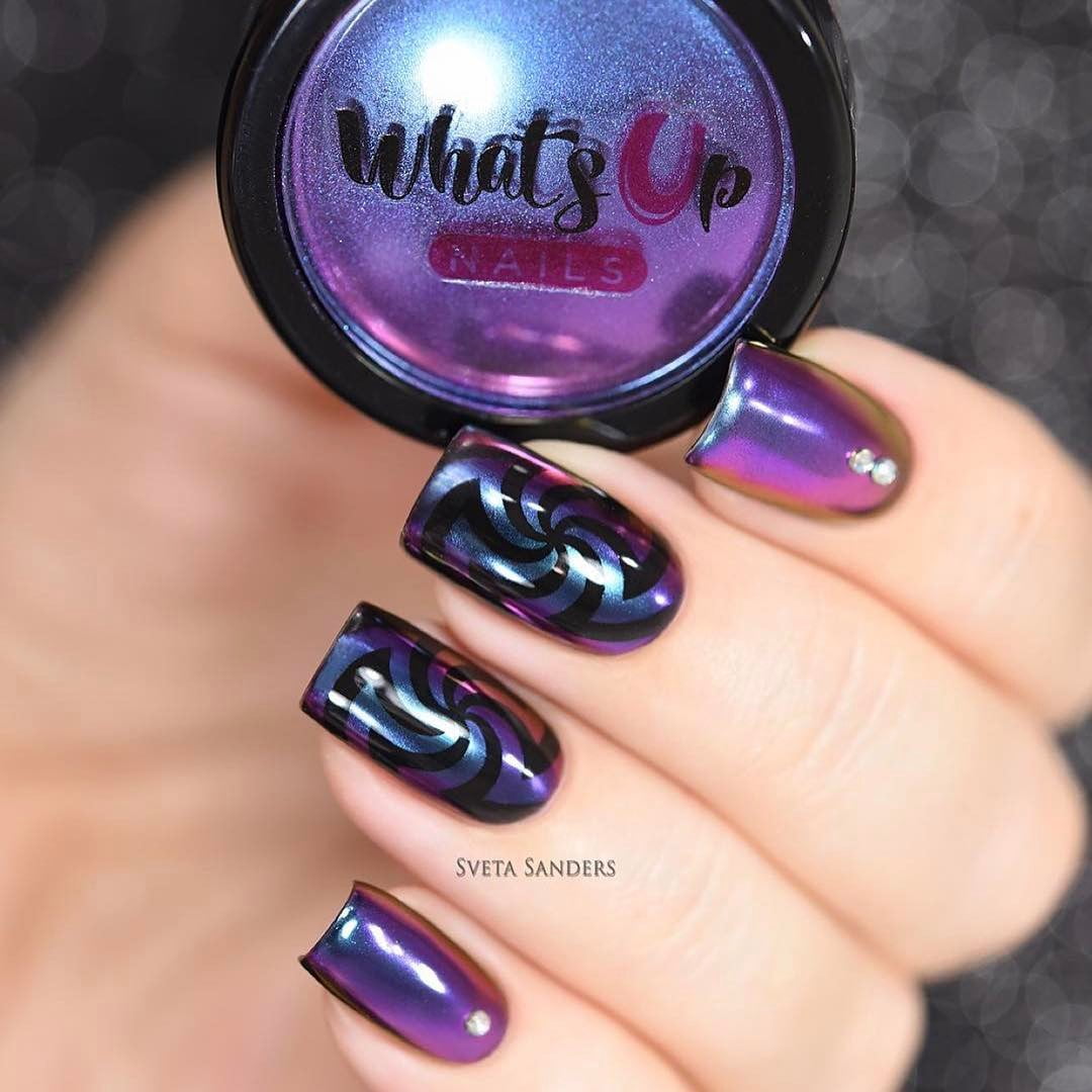 Whats Up Nails - Dream Powder Magic Color Shifting Pigment with Multi Chrome Mirror Effect