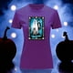 thumbnail image 3 of Playera Blusa Con Impresion De Los Novios Alusivo A La Loteria Mexicana Dia De Muertos Tradicion Mexicana Color Morado Talla Grande Marca Emil SaEs, 3 of 4
