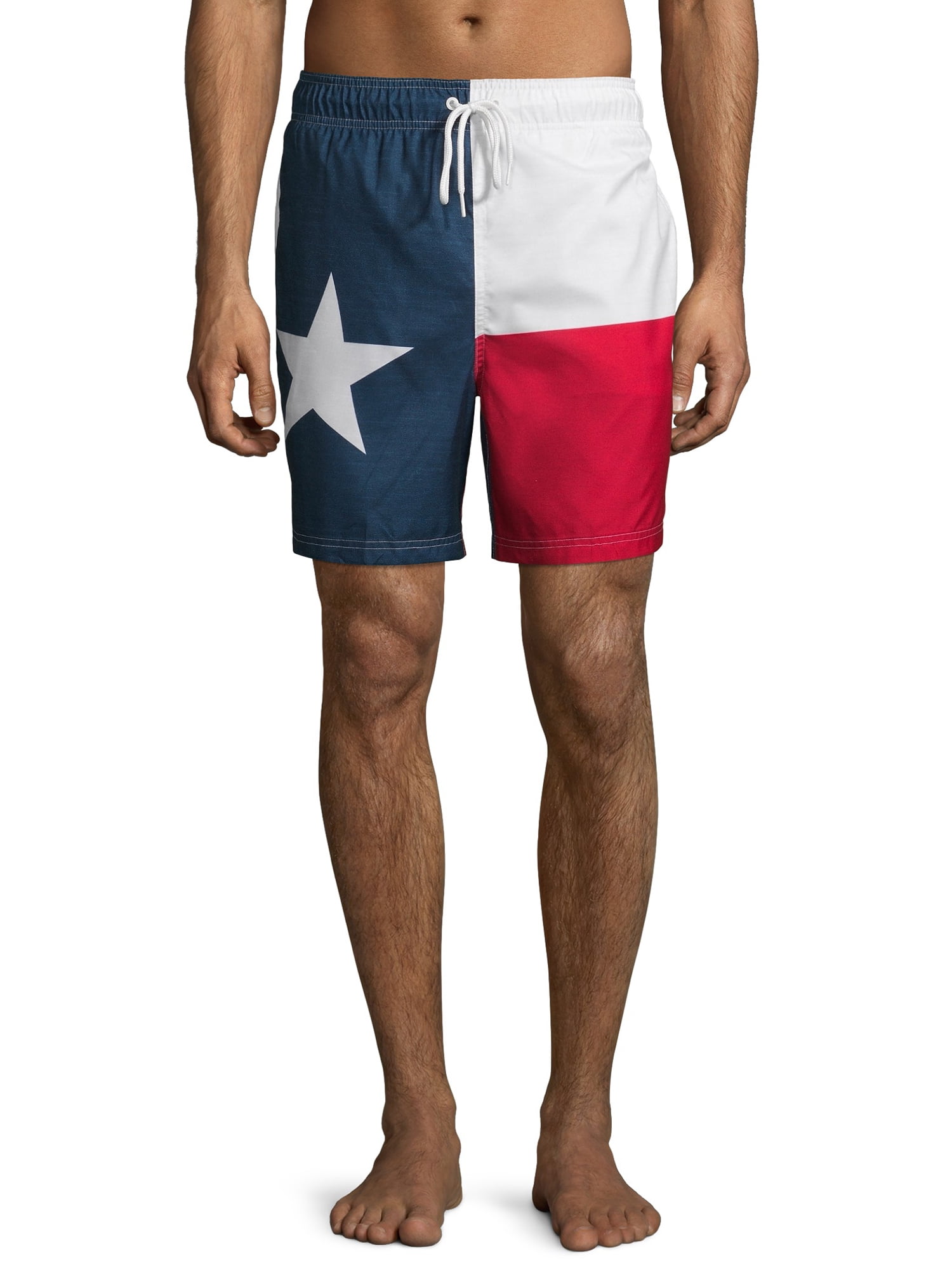 Flag of Georgia State Teenagers Running Swim Board Shorts
