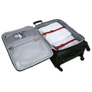 Protege 5-Piece Softside Spinner Luggage Set, Green